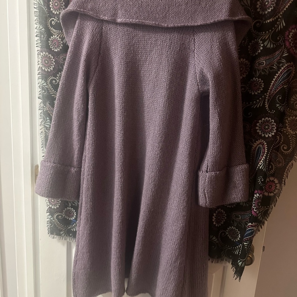Soft Surroundings Lavender Knit Sweater
